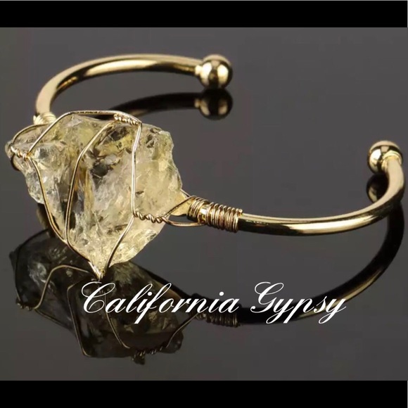 Citrine Crystal Gypsy Bracelet - Picture 5 of 5